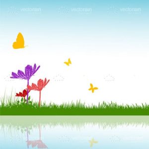 Abstract nature card / background